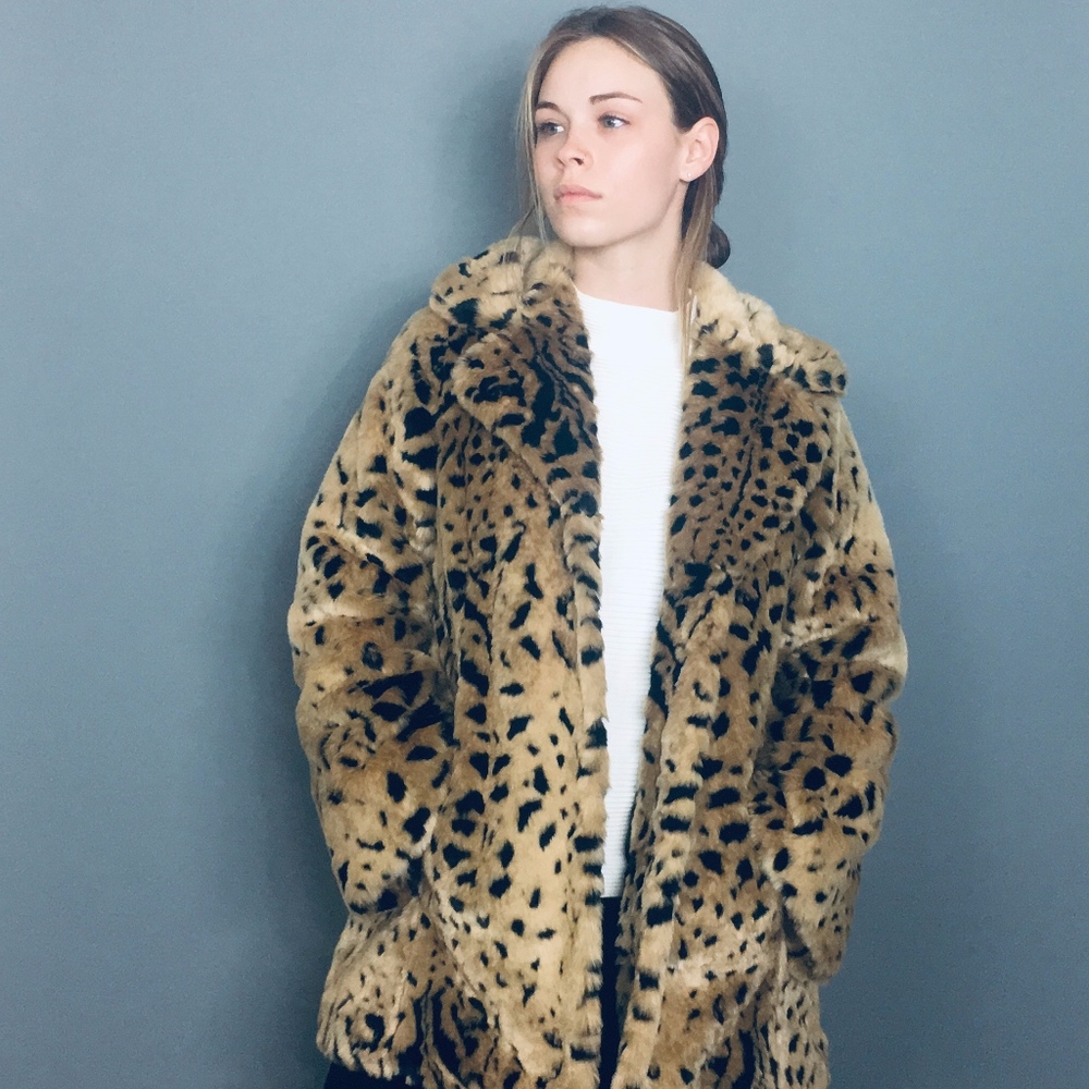 Express Faux Fur Coat